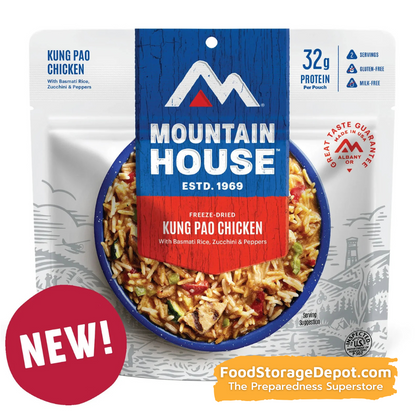 Freeze-Dried Kung Pao Chicken Pouch - Mountain House