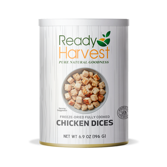 Ready Harvest Pantry Can – Freeze-Dried Fully Cooked Chicken Dices (6.9 oz)