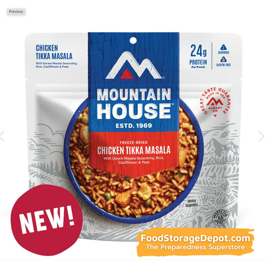 Freeze-Dried Chicken Tikka Masala Pouch - Mountain House