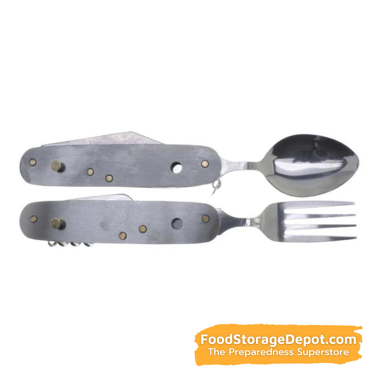 7-in-1 Stainless Steel Multi-Function Camping Tool and Utensils