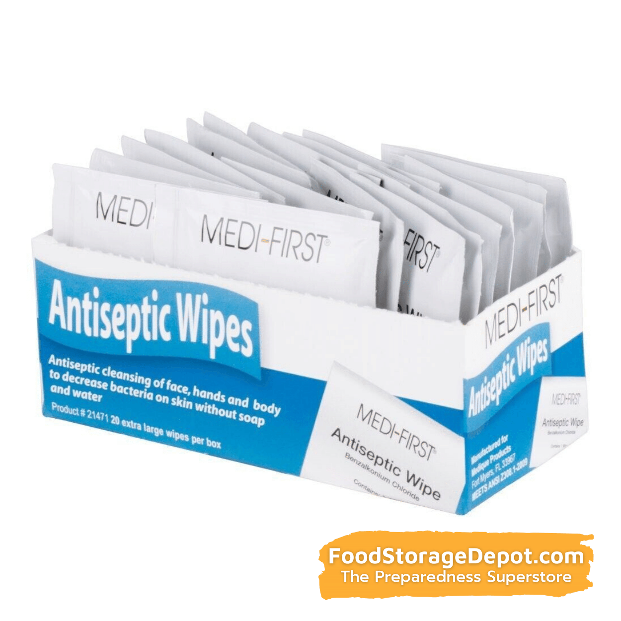 Antiseptic Towelette Wipes (25 Count)