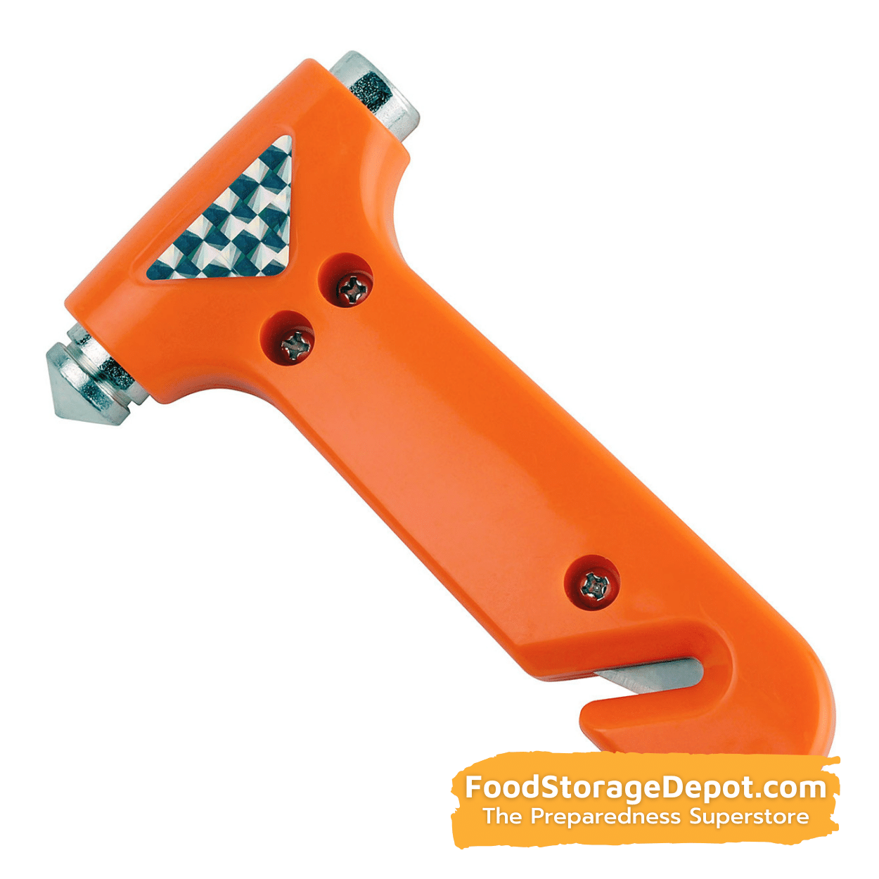 Automotive Emergency Tool (with Seat Belt Cutter, Window Punch, & Hammer)