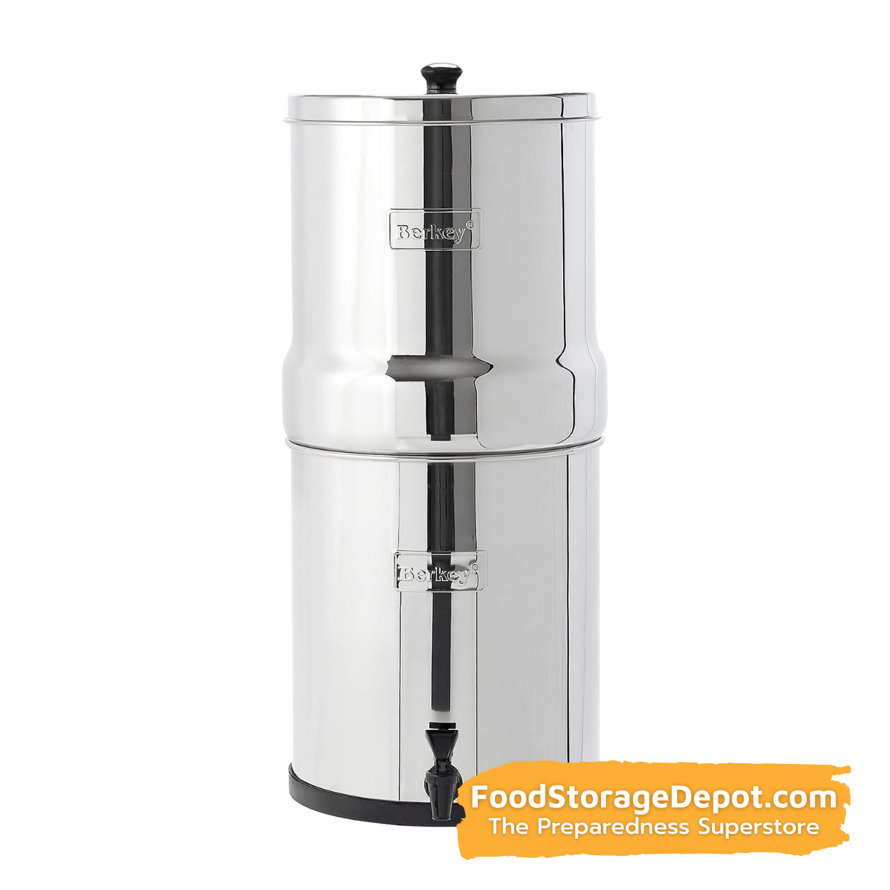 Big Berkey Gravity Water Filter (2.25 Gallon Capacity)