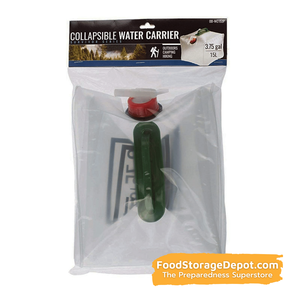 Collapsible Water Carrier with Handle (3.75 Gal)