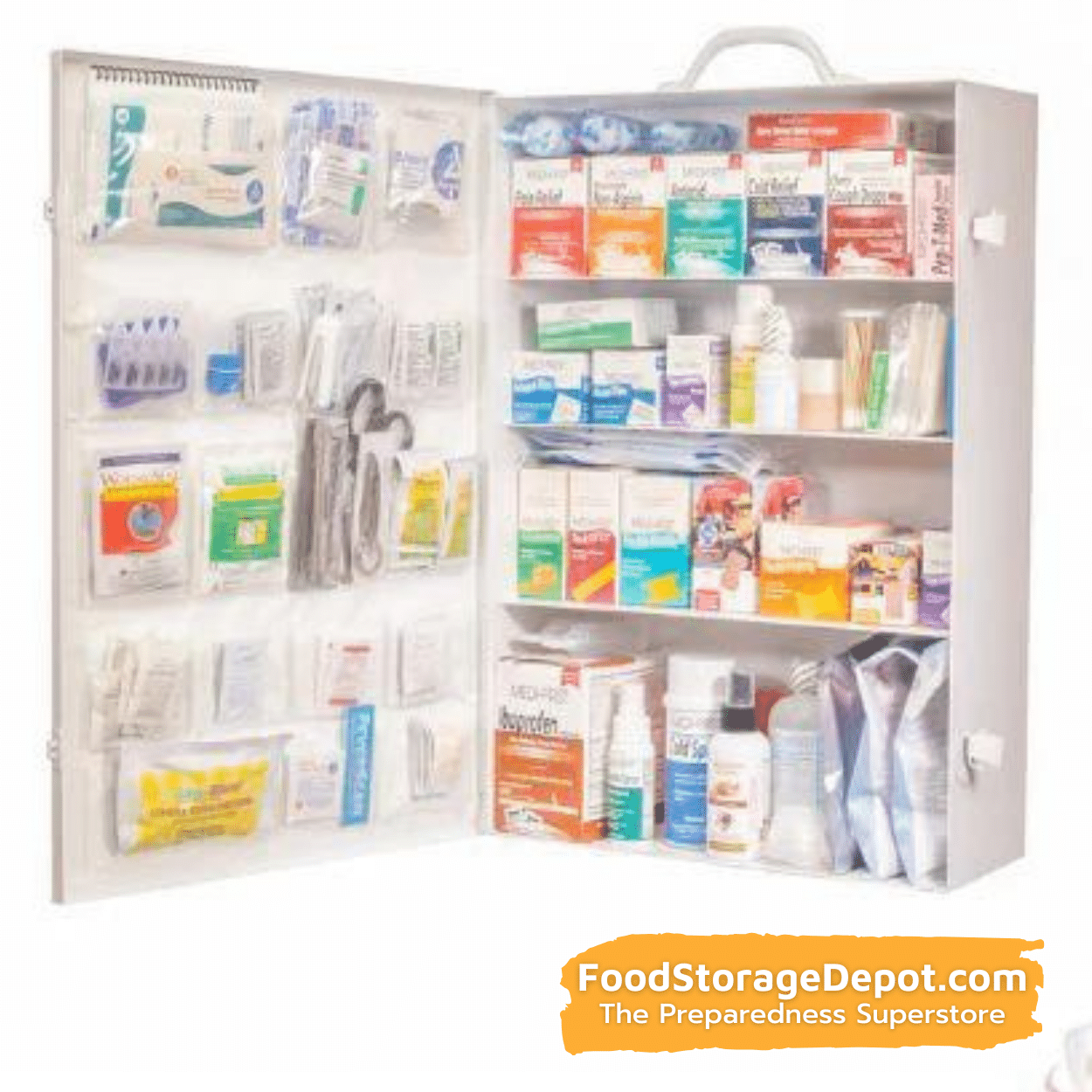 Deluxe 4-Shelf First-Aid Care Center Kit
