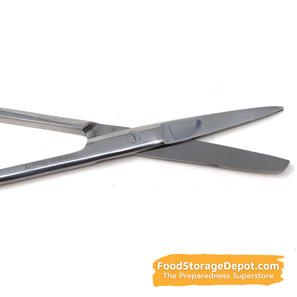 Emergency Stainless-Steel Sharp-Blunt Point Scissors (5.5")