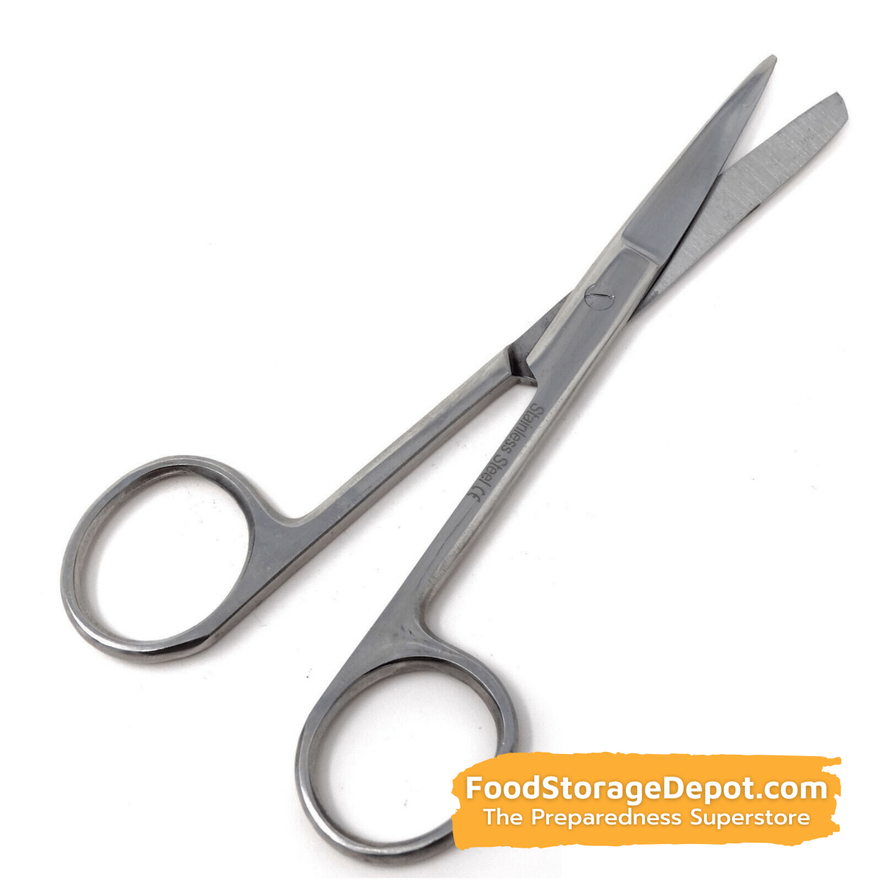 Emergency Stainless-Steel Sharp-Blunt Point Scissors (5.5")