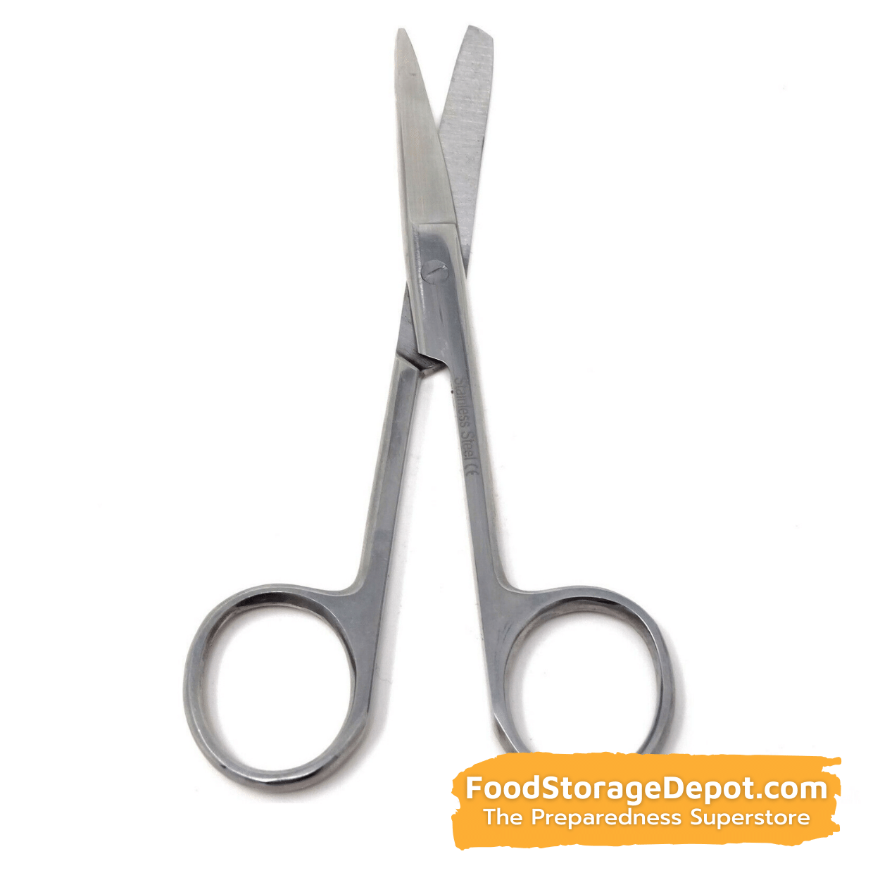 Emergency Stainless-Steel Sharp-Blunt Point Scissors (5.5")