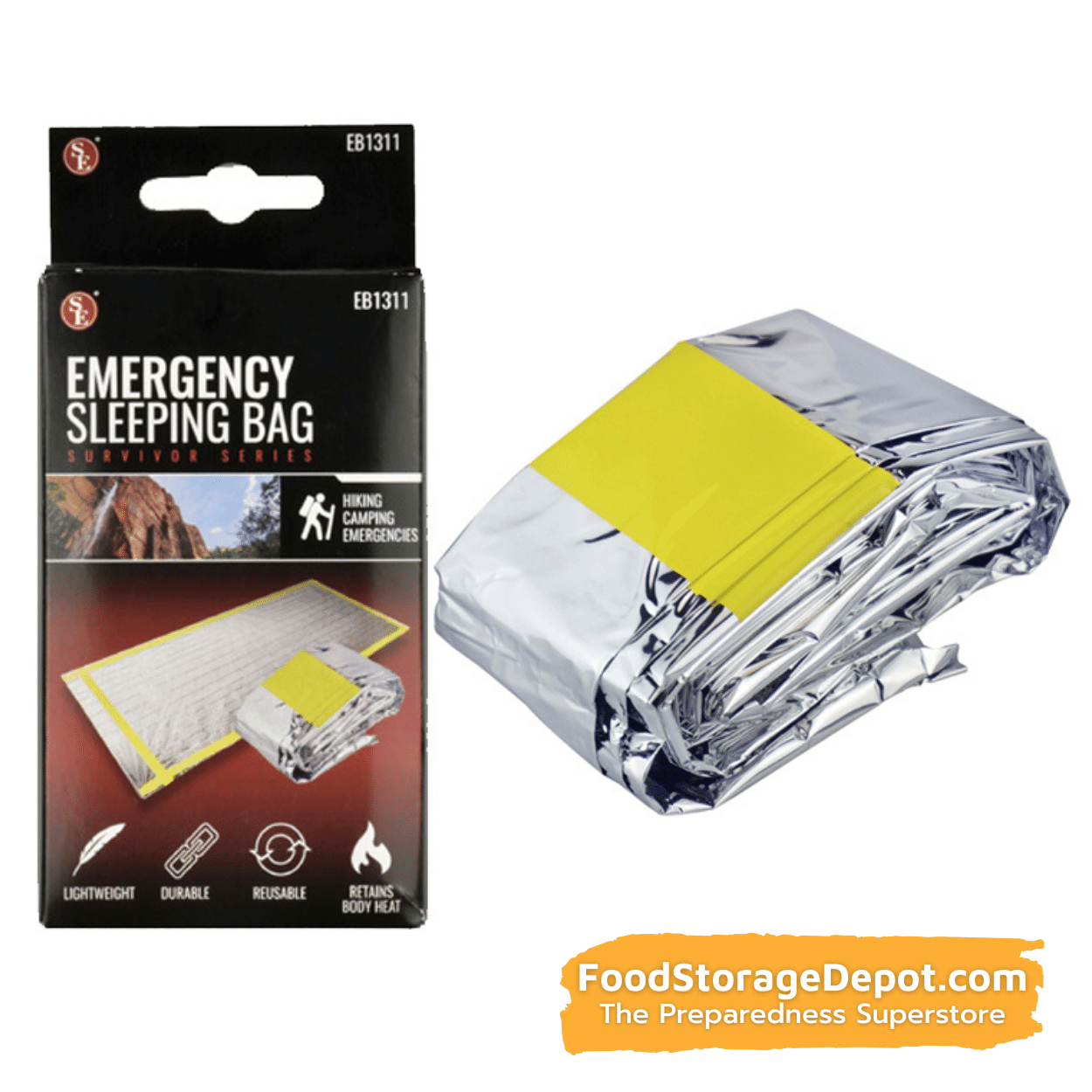 Aluminized Emergency Sleeping Bag