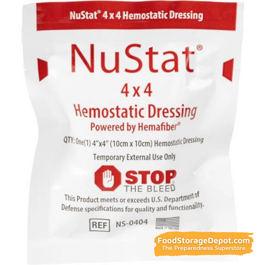NuStat 4x4 Hemostatic Dressing