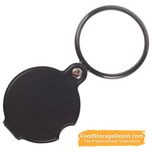Folding Pocket Magnifying Glass (5x Magnification)