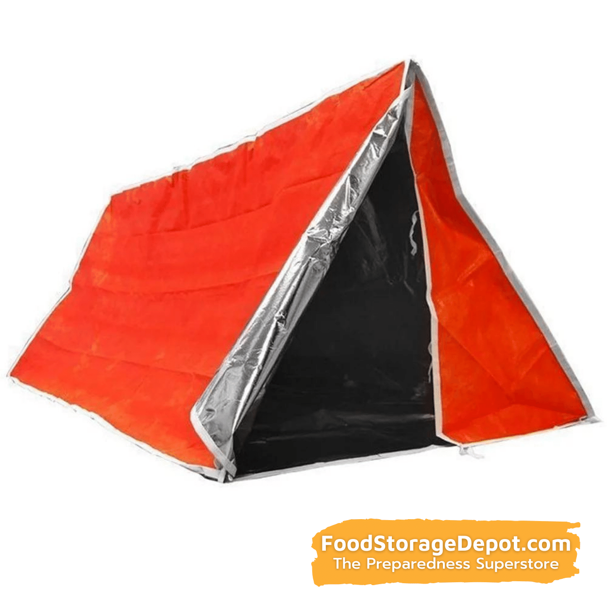 Heat-Capture Waterproof Emergency Tube Tent