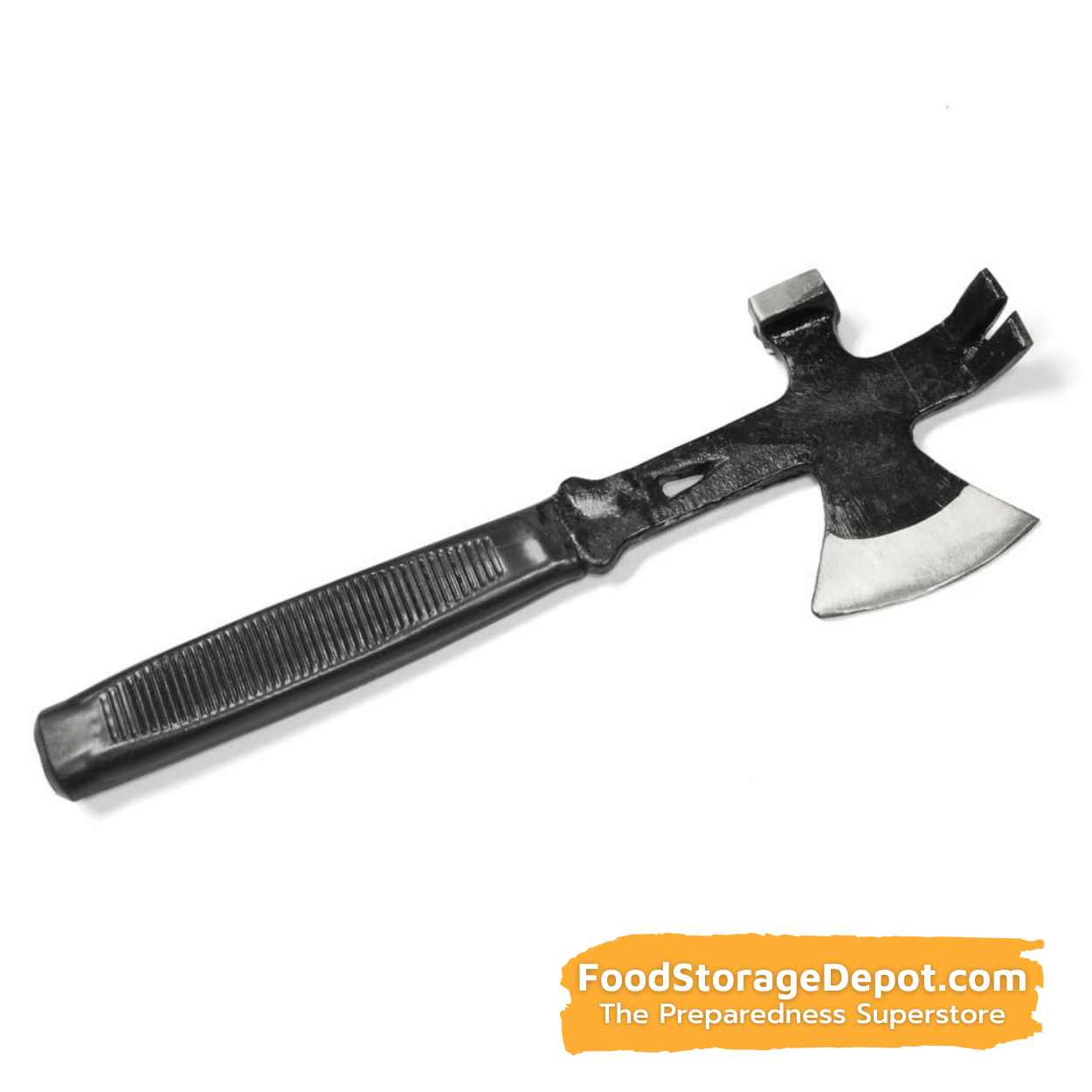 Multi-Function Full Tang Hatchet, Hammer, Crow Bar (with Comfort Grip Handle)