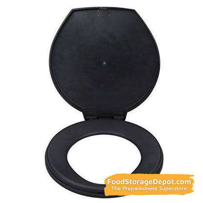 Portable Emergency Toilet Seat -Lid for 5 Gallon Buckets