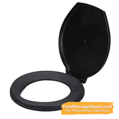 Portable Emergency Toilet Seat -Lid for 5 Gallon Buckets