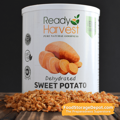 Ready Harvest Dehydrated Sweet Potato Dices (30-Year Shelf Life!)