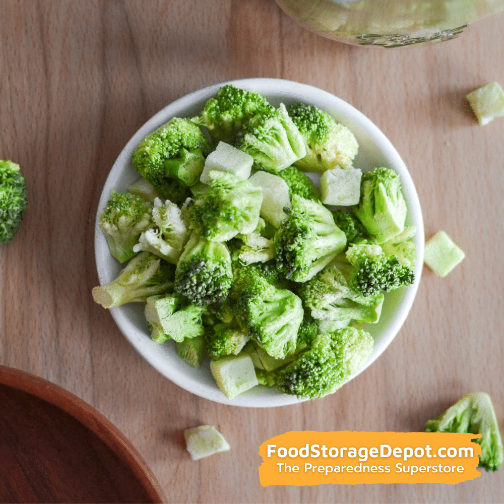 Ready Harvest Freeze-Dried Broccoli (30-Year Shelf Life!)