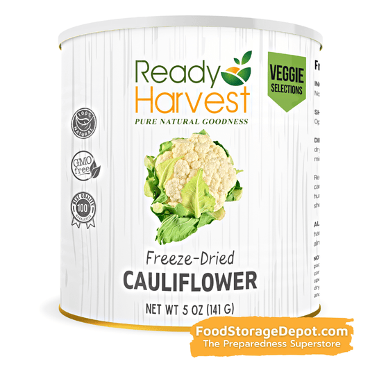 Ready Harvest Freeze-Dried Cauliflower (30-Year Shelf Life!)