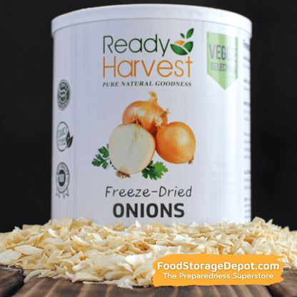 Ready Harvest Freeze-Dried Onions (30-Year Shelf Life!)