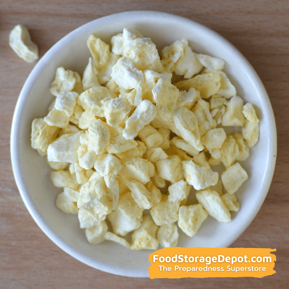 Ready Harvest Freeze-Dried Pineapple Chunks (30-Year Shelf Life!)