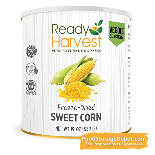 Ready Harvest Freeze-Dried Sweet Corn (30-Year Shelf Life!)