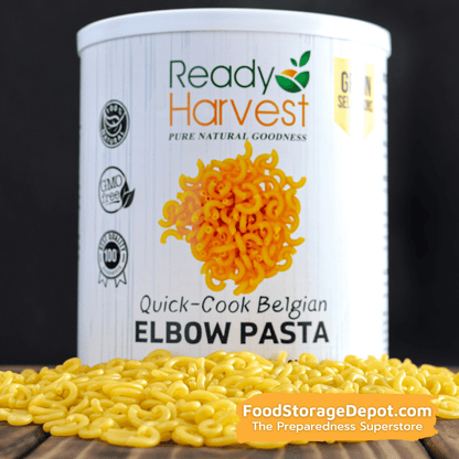 Ready Harvest Belgian Elbow Pasta (30-Year Shelf Life!)