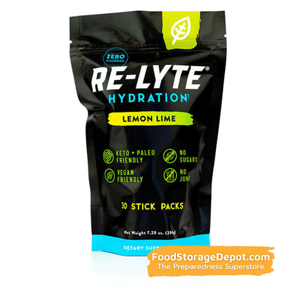 Redmond Re-Lyte® Electrolyte Mix Travel Stick Packs (30 count) –  FoodStorageDepot