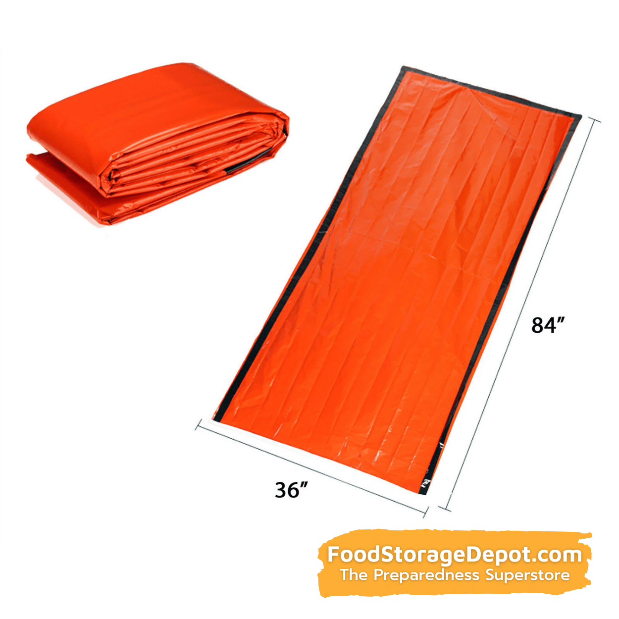 Reusable Emergency Sleeping Bag (84" x 36")