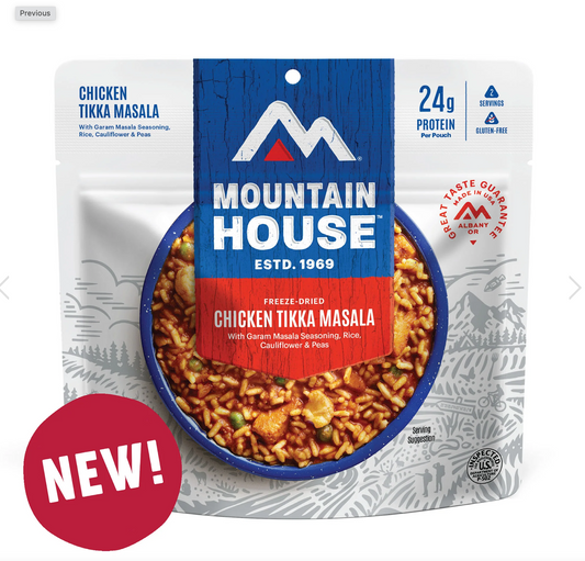 Freeze-Dried Chicken Tikka Masala Pouch - Mountain House