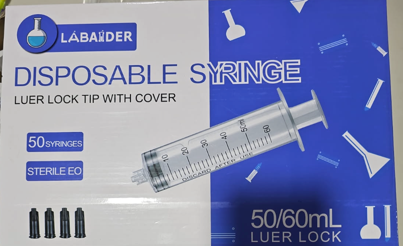 Syringe 50ml - Luer Lock (1 unit)
