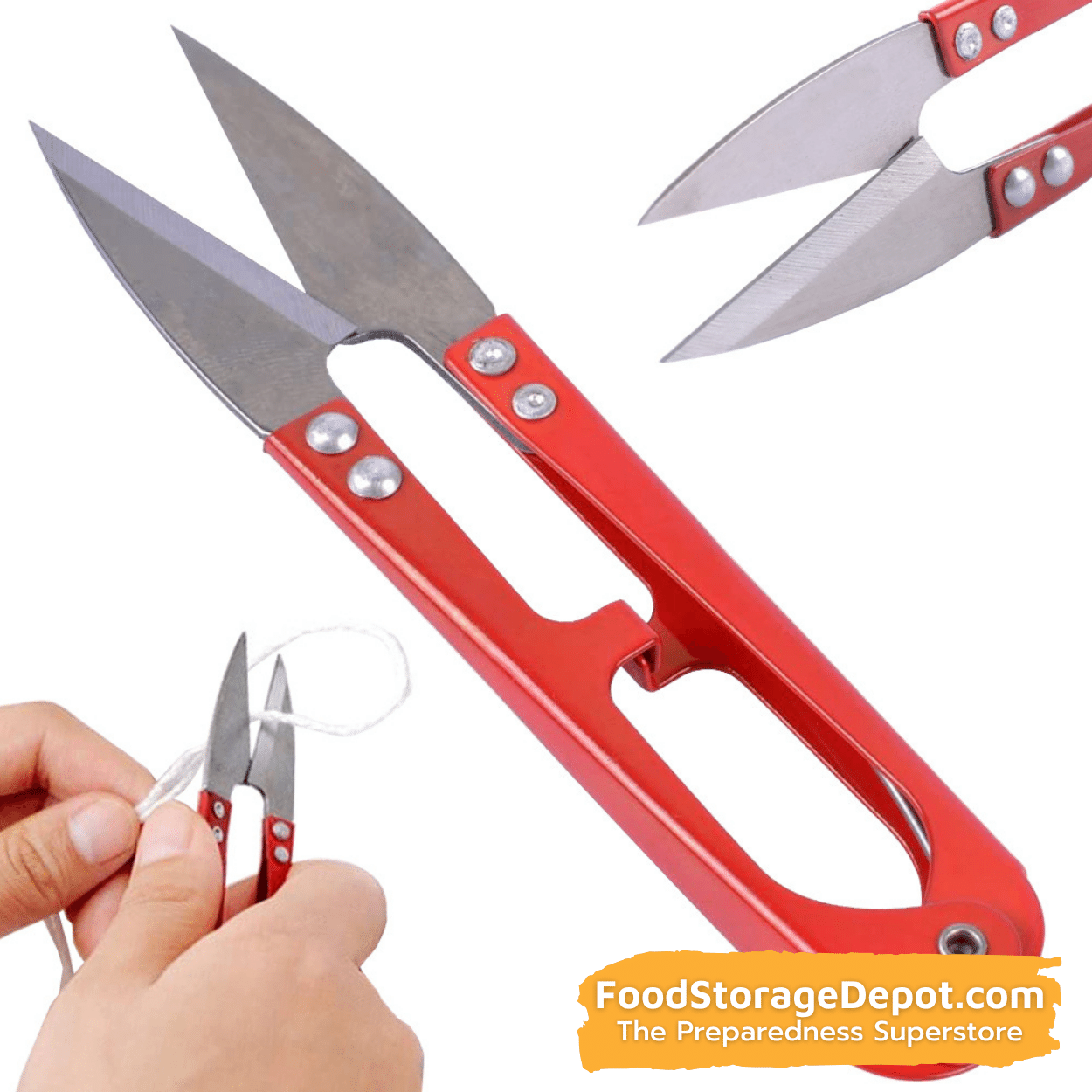 Sharp Steel Nipper Shears (with Stopper)