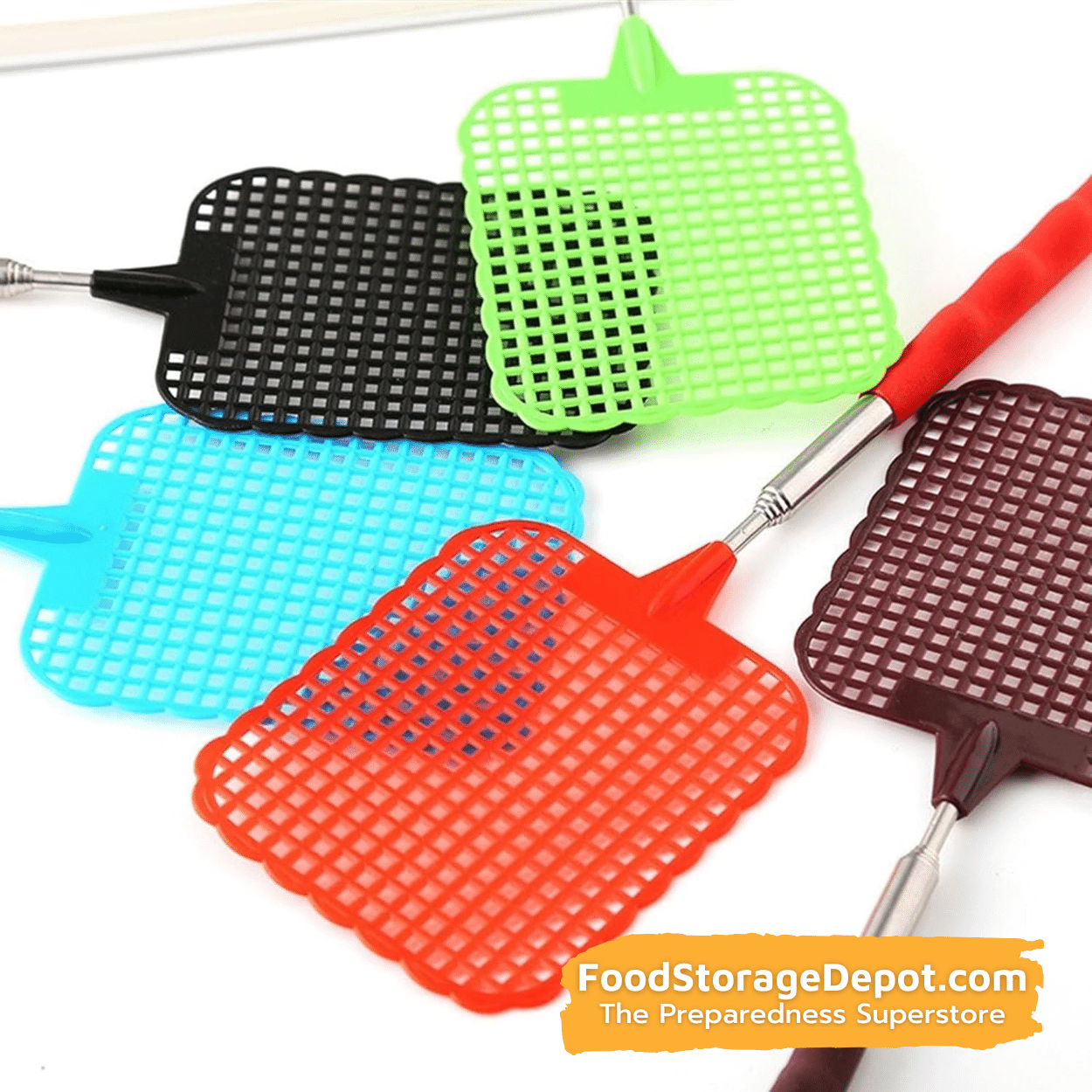 Telescoping Fly Swatter (Extends Over 28 Inches!)