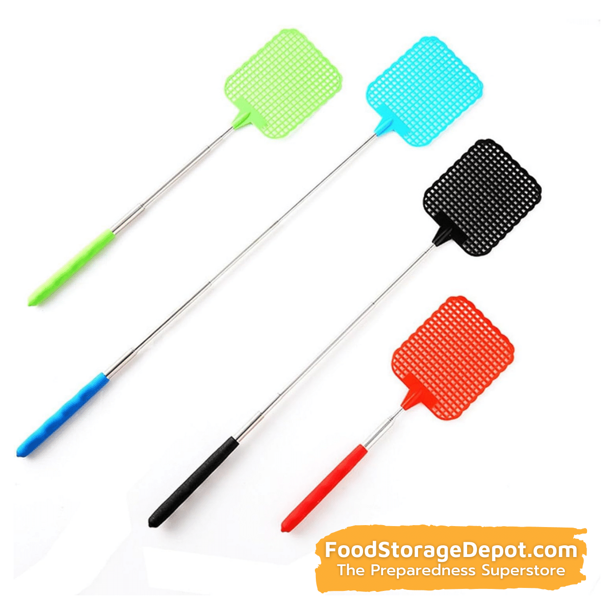 Telescoping Fly Swatter (Extends Over 28 Inches!)