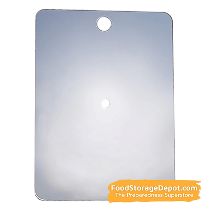 Two-Sided Stainless Steel Shatterproof Signaling Mirror