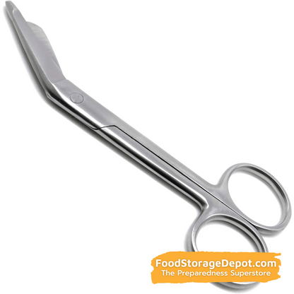 Wound Care Stainless Steel Bent Craft Scissors, 5.5"