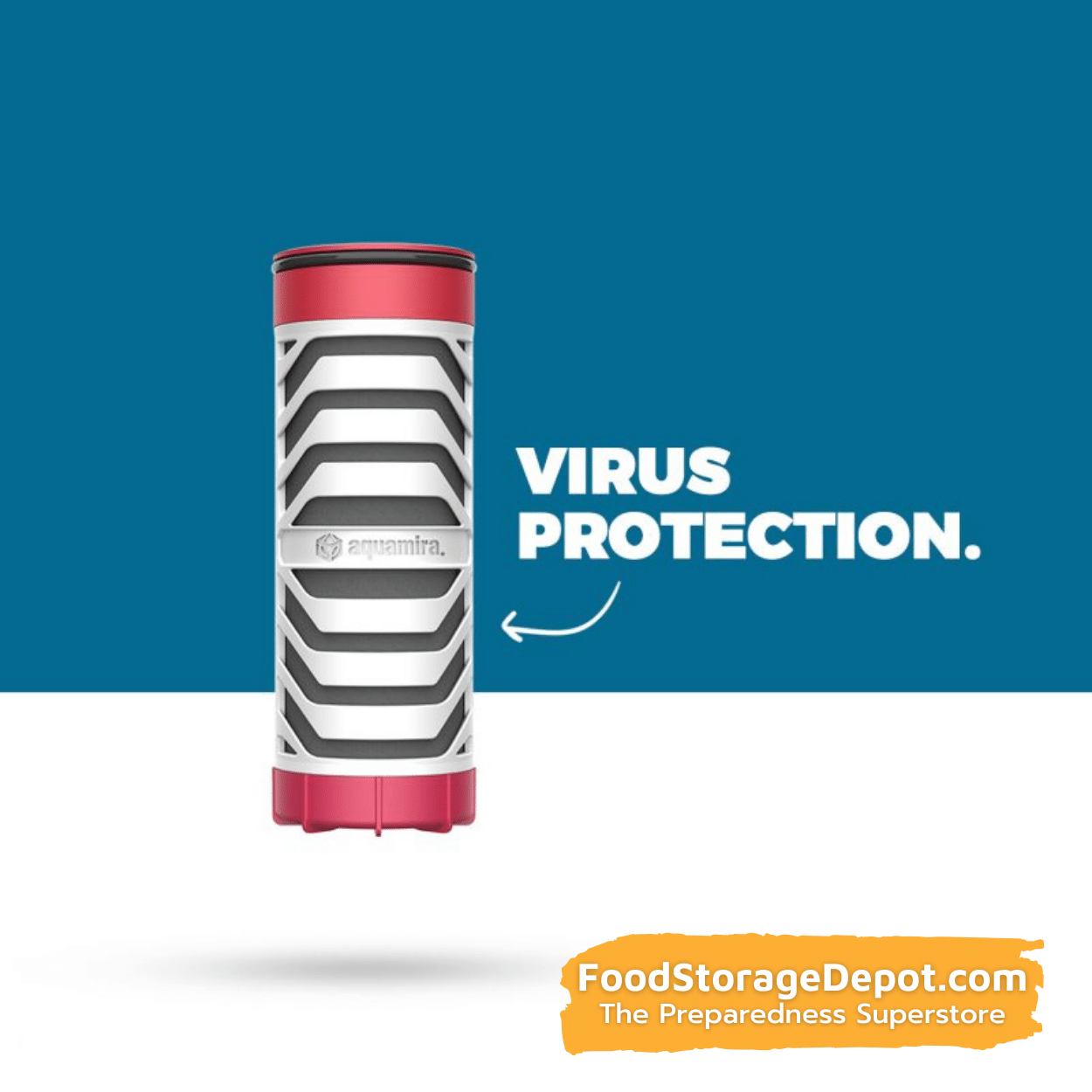 Aquamira Red Virus Filter (Virus Protection)