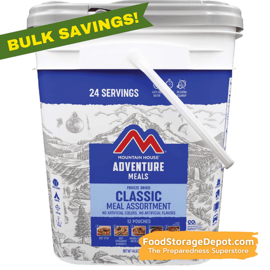 Mountain House Classic Bucket - 24 Servings