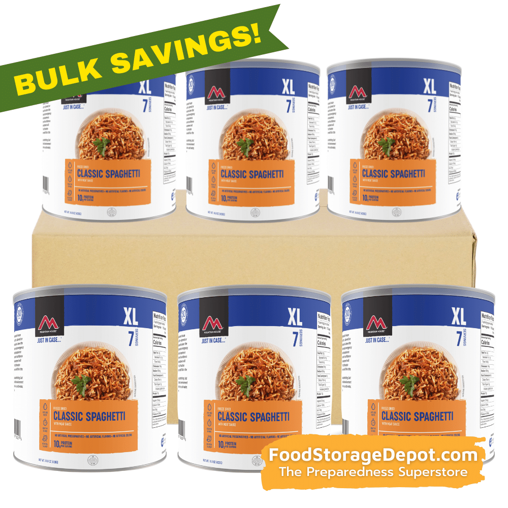 Freeze-Dried Spaghetti with Meat Sauce Can - Mountain House