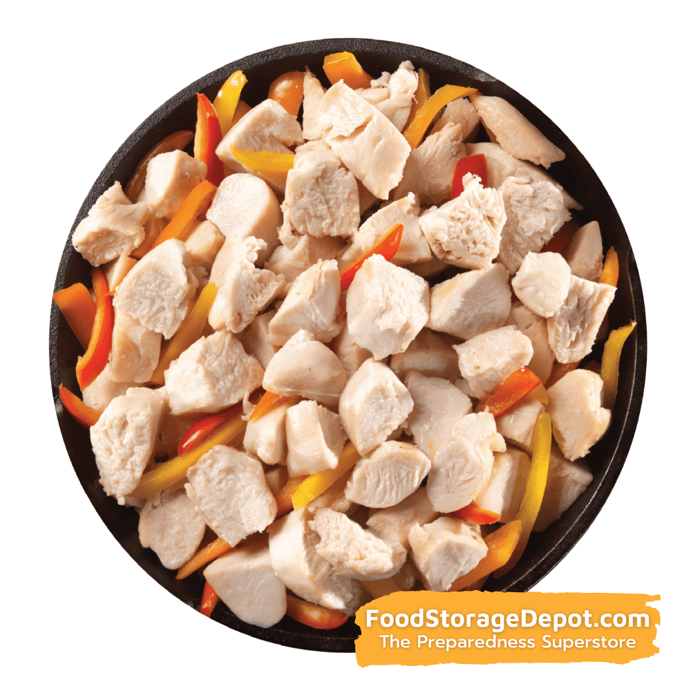 Freeze-Dried Diced Chicken Can - Mountain House Can (GF) Gluten Free