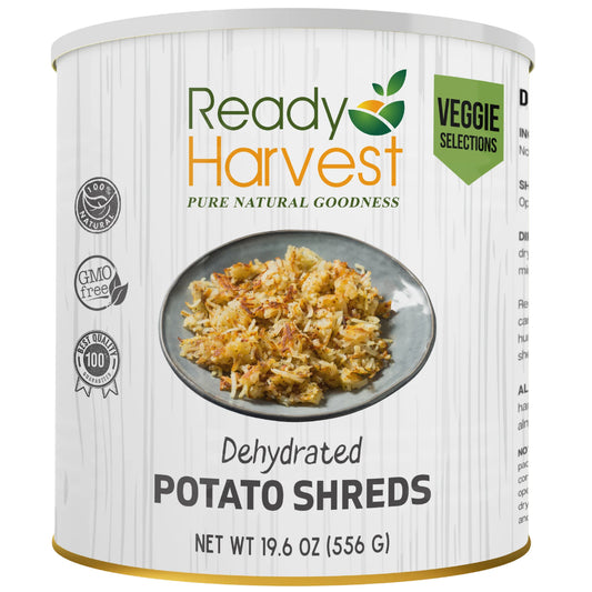 Ready Harvest Dehydrated Potato Shreds (30-Year Shelf Life!)