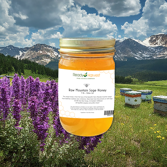 Raw Mountain Sage Honey - 5lbs.