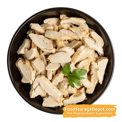 Freeze-Dried Seasoned Sliced Chicken Can- Mountain House