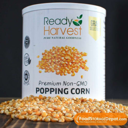 Ready Harvest Premium Non-GMO Popping Corn (30-Year Shelf Life)