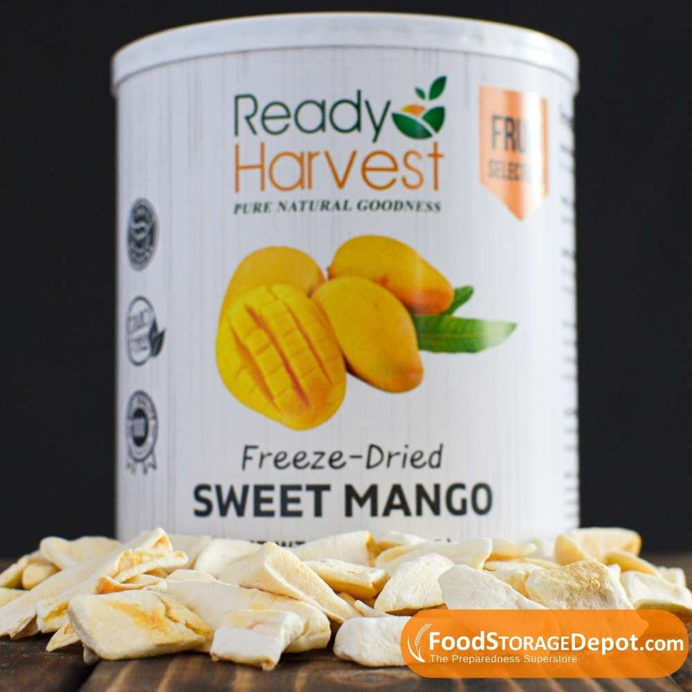 Mango - Freeze Dried, Mango Chunks