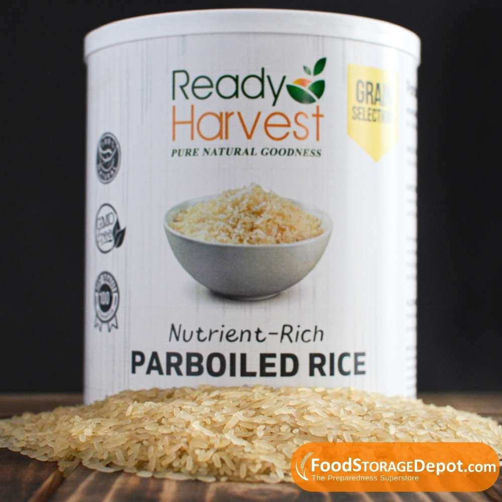 Ready Harvest High Nutrient Parboiled Long Grain White Rice (30-Year Shelf Life)