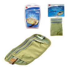 Travel Pouch with Dual Zipper Pockets for Safe Travel