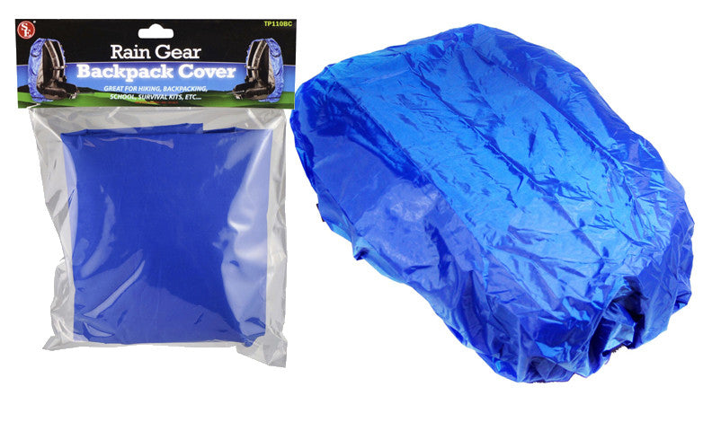 Blue Backpack Rain Cover